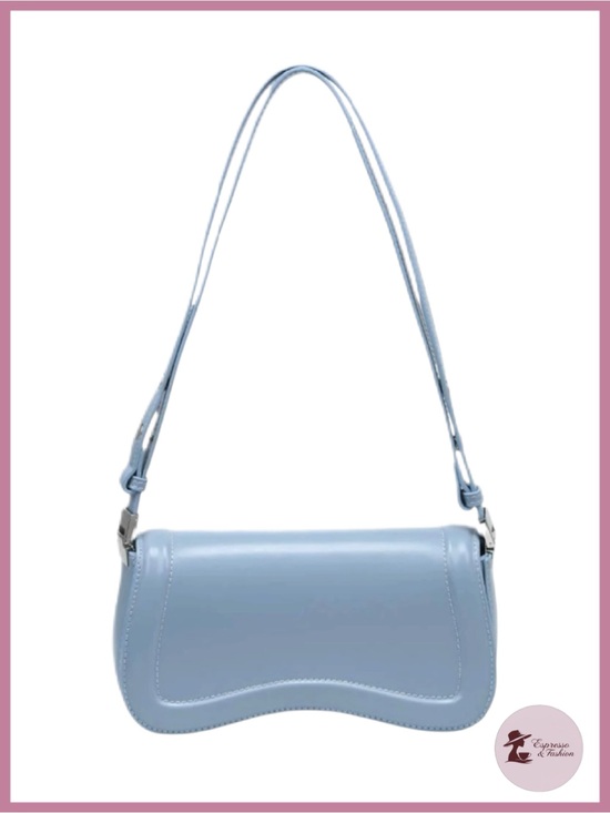 Urban Expressions Handbags - NWT Max Baguette Blue Shoulder Bag